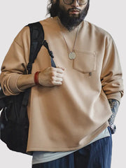 FM- V3 Men’s Crewneck Sweater with Chest Pocket