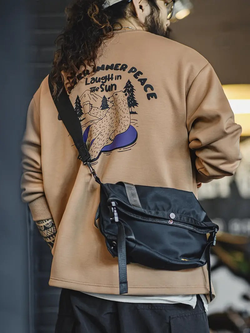 FM- V3 Men’s Crewneck Sweater with Chest Pocket