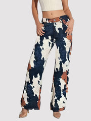 FM- V3 Women’s Printed Wide-Leg Pants