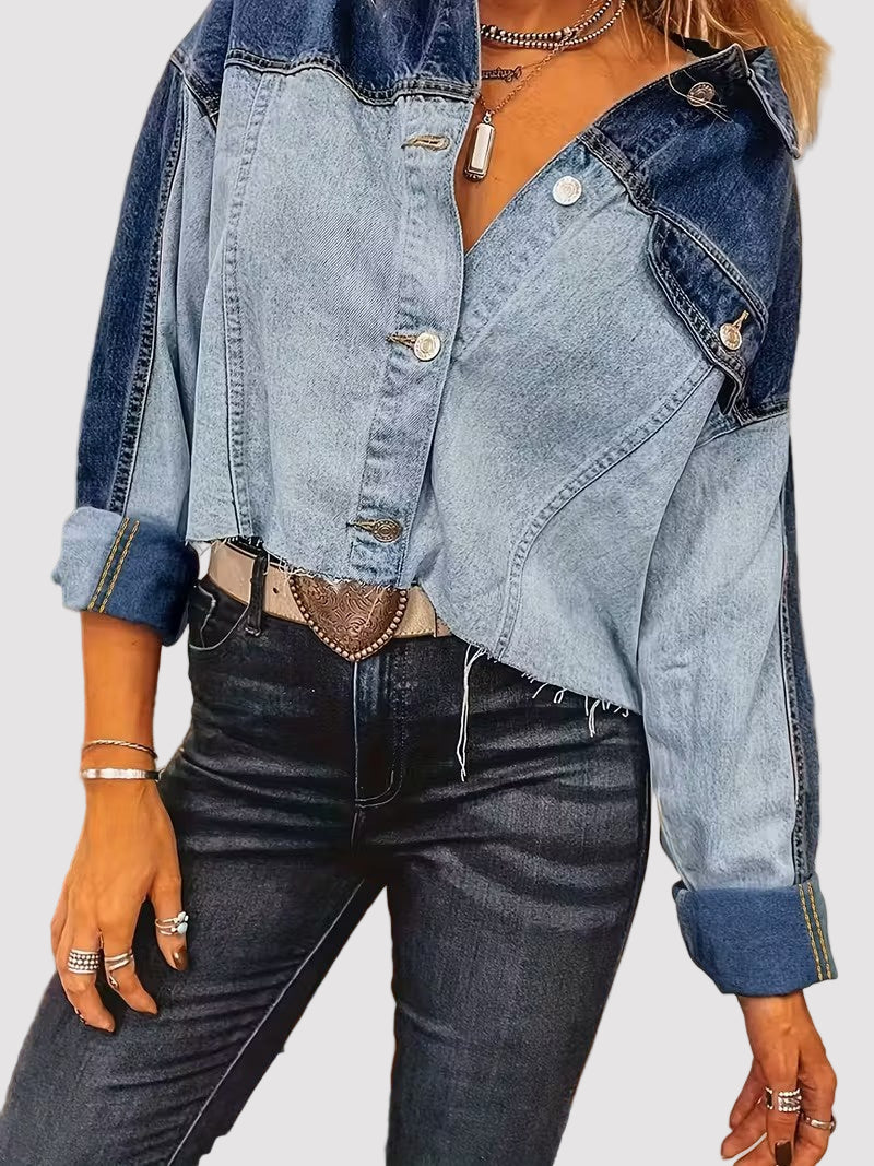 FM- V3 Women’s Two-Tone Denim Jacket